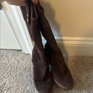 Brown Suede Women's Boots